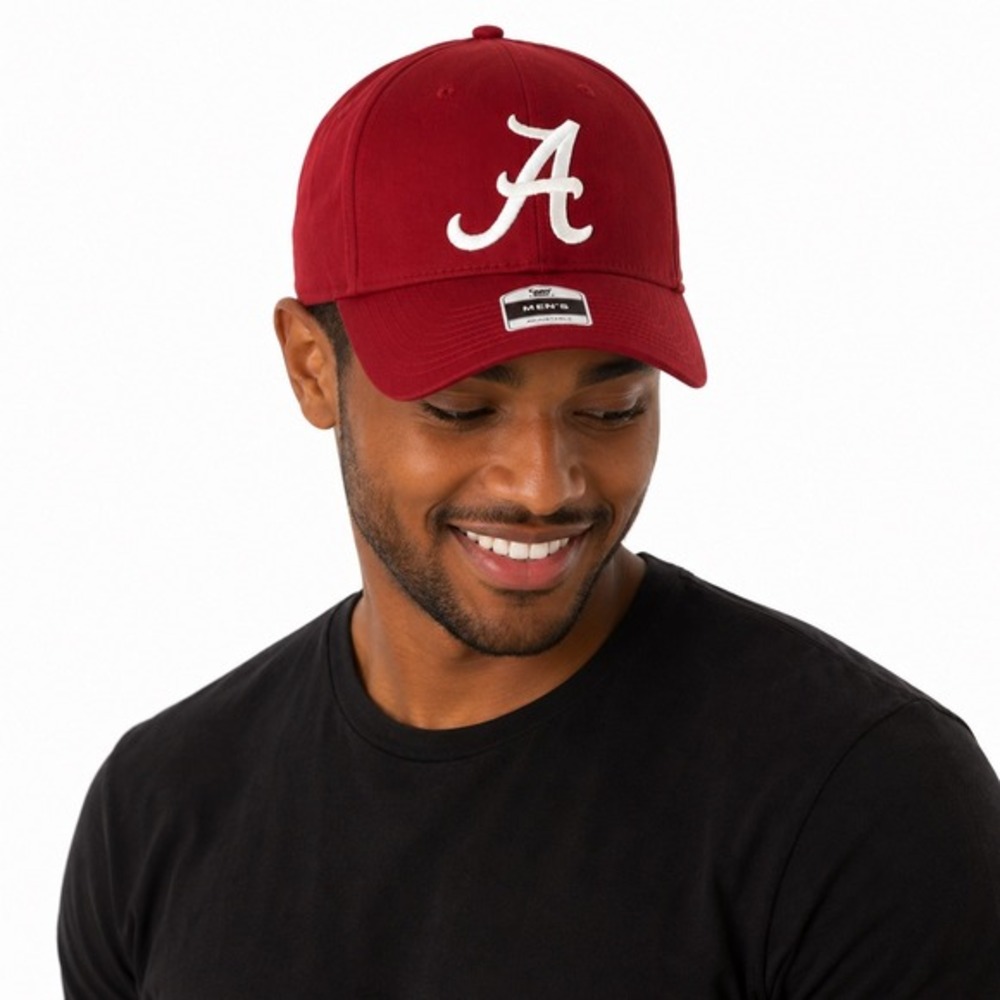 Alabama Crimson Tide Fan Favorite Adjustable Hat Crimson Red SEC Roll Tide 78-08